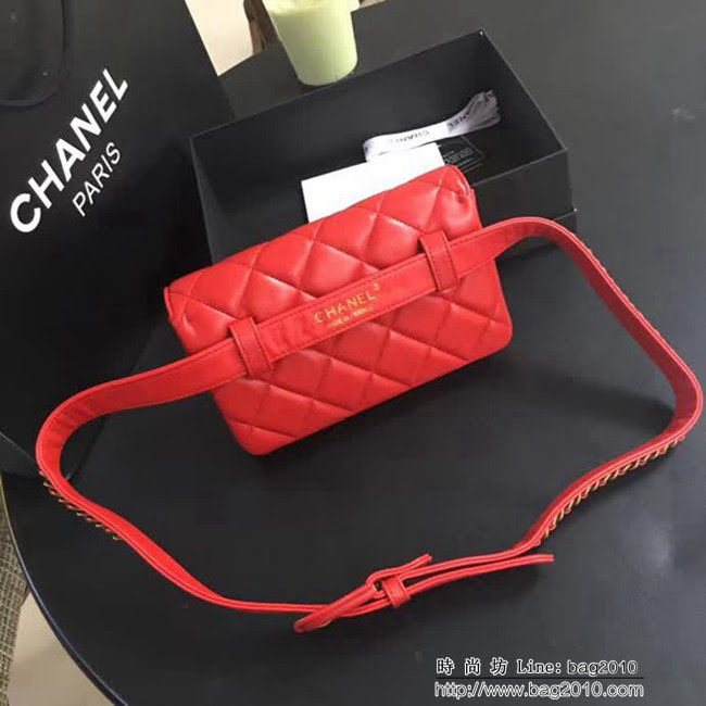 香奈兒CHANEL 99009 99008 2018秋冬新款迷你腰包 DSC2020
